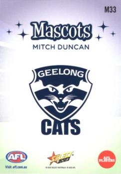 2023 Select AFL Footy Stars - Mascots #M33 Mitch Duncan Back